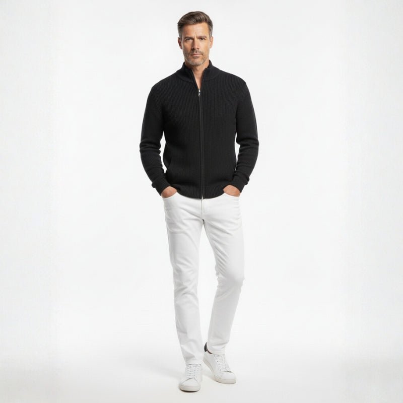 Wendell – Wool Zip - Up Sweater - Hilltop Nord