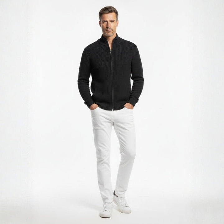 Wendell – Wool Zip - Up Sweater - Hilltop Nord