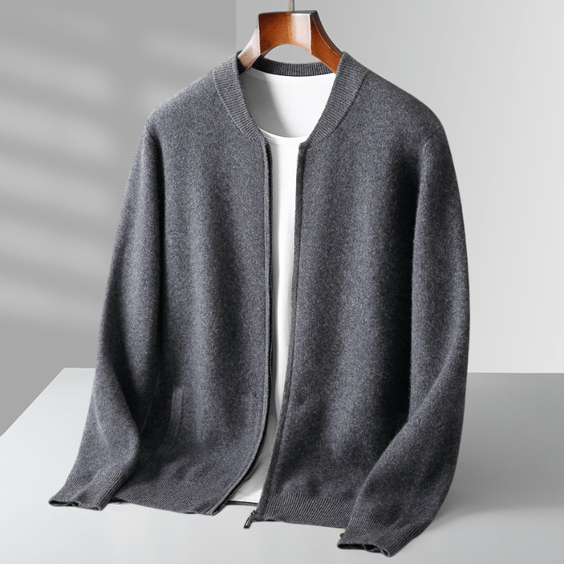 Fairmont - Wool Zip Cardigan - Hilltop Nord