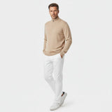 Stellan – Wool Half - Zip Sweater - Hilltop Nord