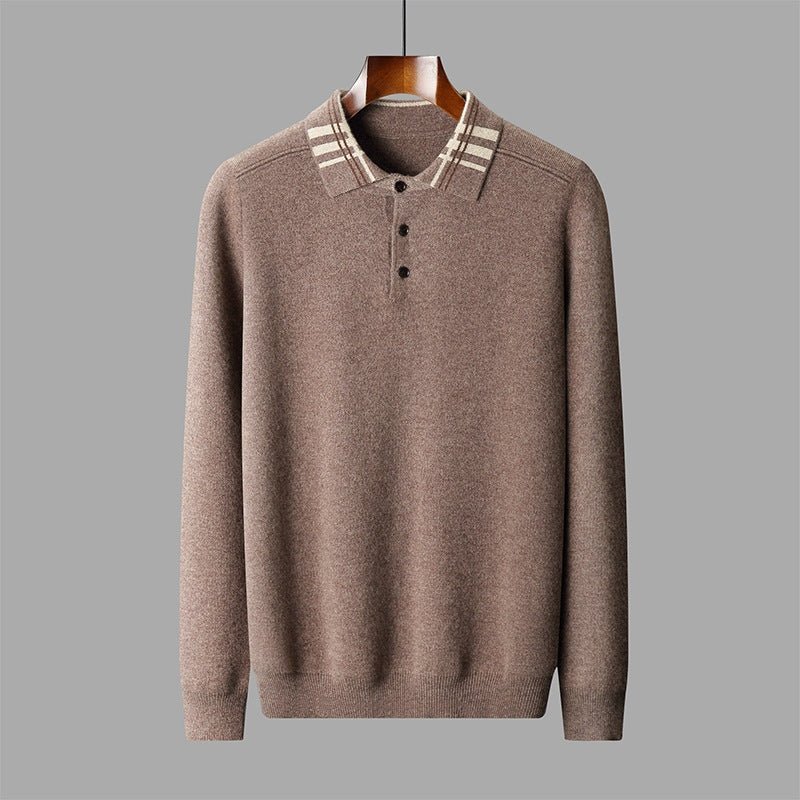 Barron – Wool Polo Sweater - Hilltop Nord