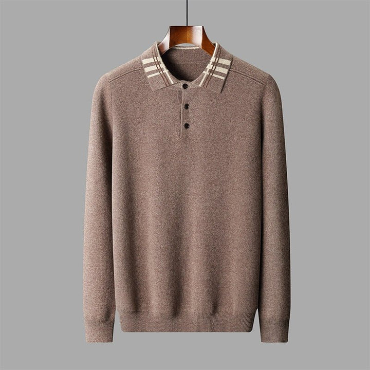 Barron – Wool Polo Sweater - Hilltop Nord