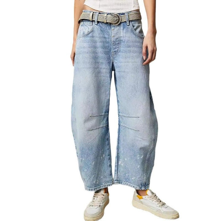 Valentina - Mid - Rise Barrel Jeans - Hilltop Nord