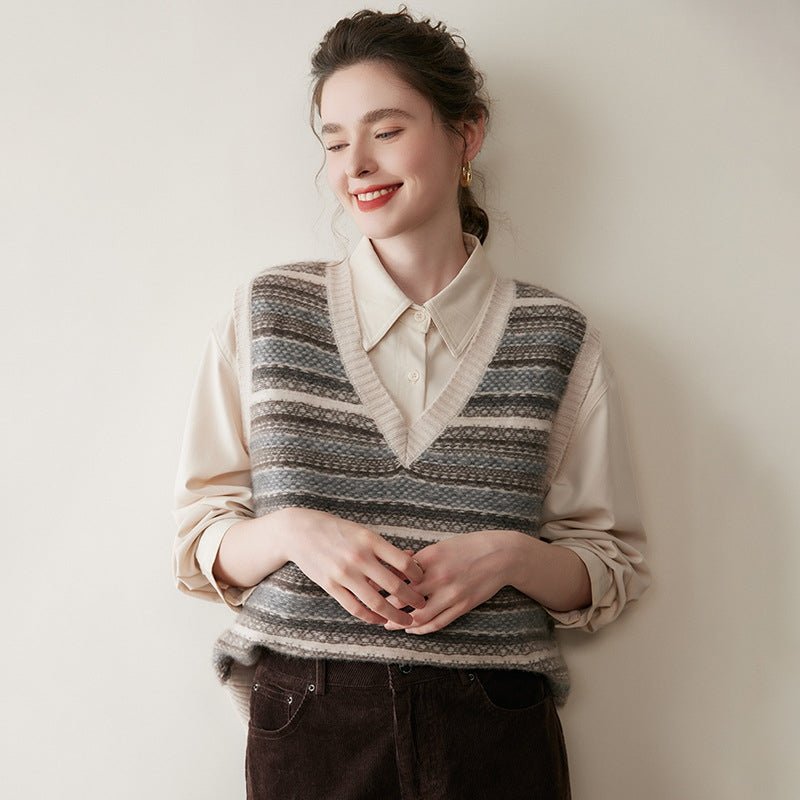 Oakridge – Cashmere Wool Vest - Hilltop Nord