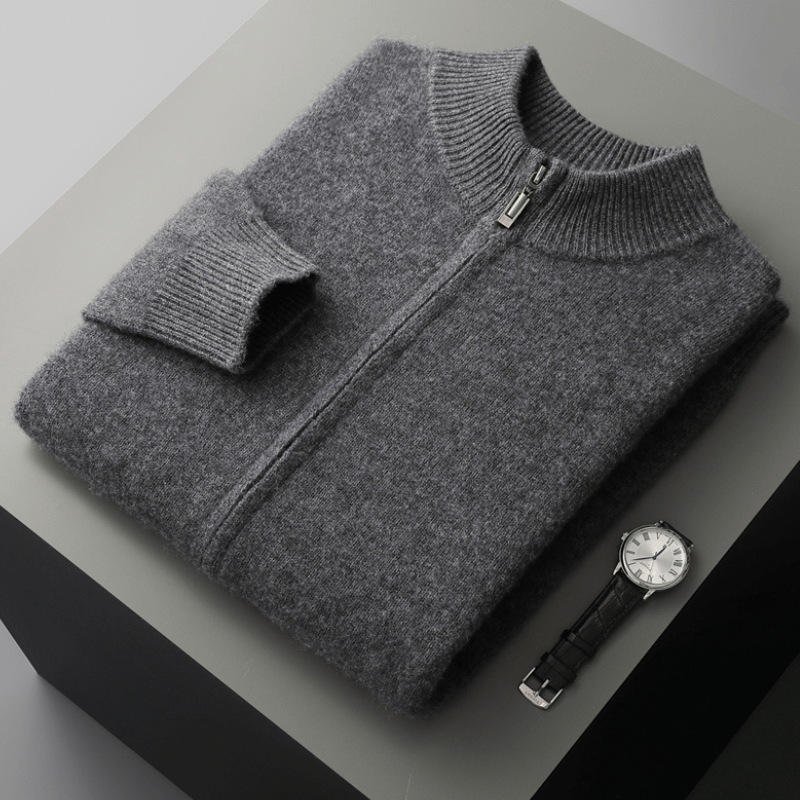Ezra – Wool Zip - Up Jacket - Hilltop Nord