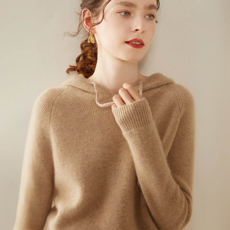 Fiora – Cashmere Hoodie - Hilltop Nord