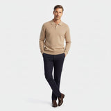 Orion – Cashmere Wool Knit Polo - Hilltop Nord