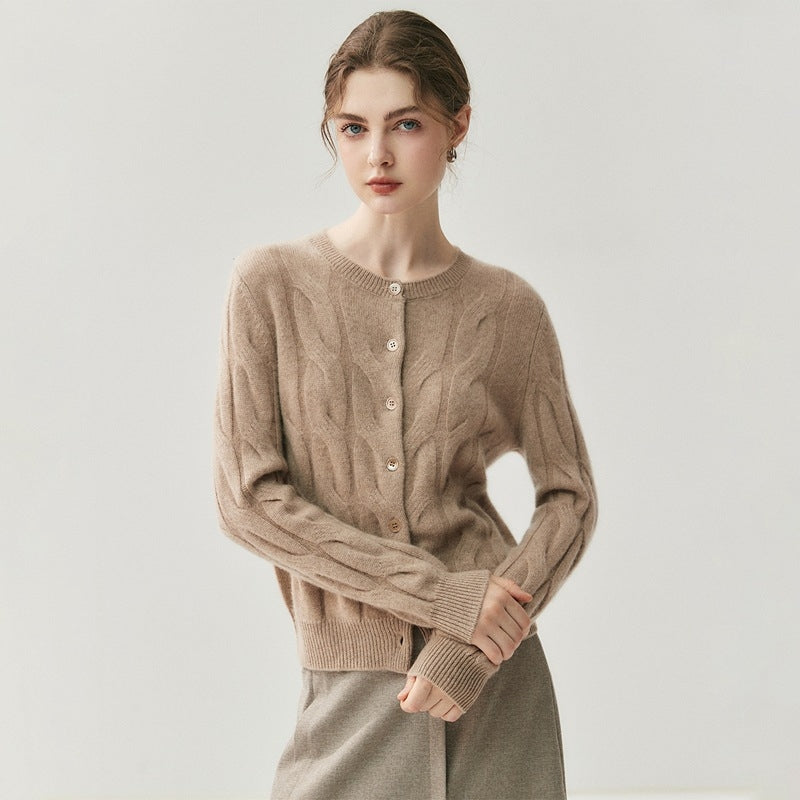 Ridgecable – Cashmere Wool Cardigan