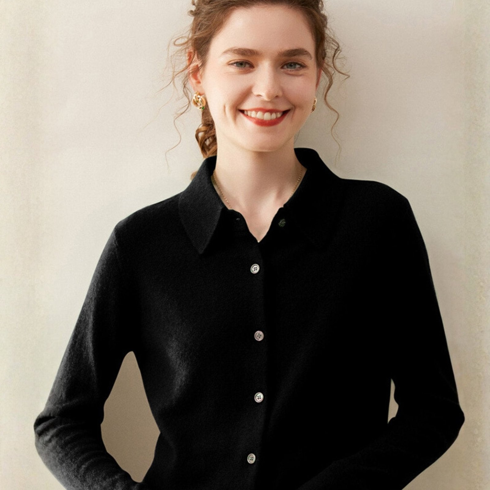 Embercliff – Cashmere Wool Cardigan - Hilltop Nord