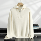 Westford - Cashmere Wool Half - Zip Sweater - Hilltop Nord