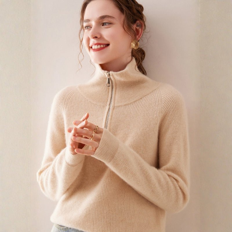 Windrift – Wool Half - Zip Sweater - Hilltop Nord