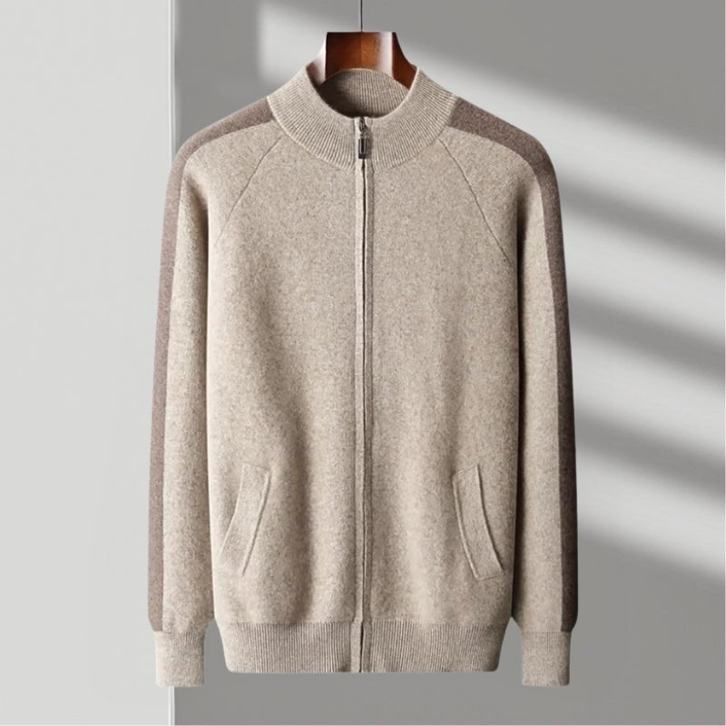 Caden – Cashmere Wool Zip - Up - Hilltop Nord