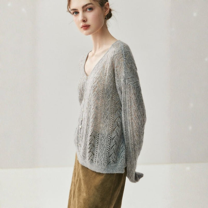 Fernridge – Cashmere Wool Cardigan - Hilltop Nord