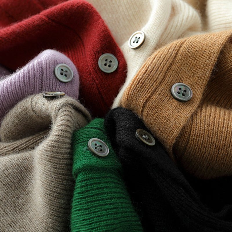 Seraphina – Cashmere Wool Cardigan - Hilltop Nord