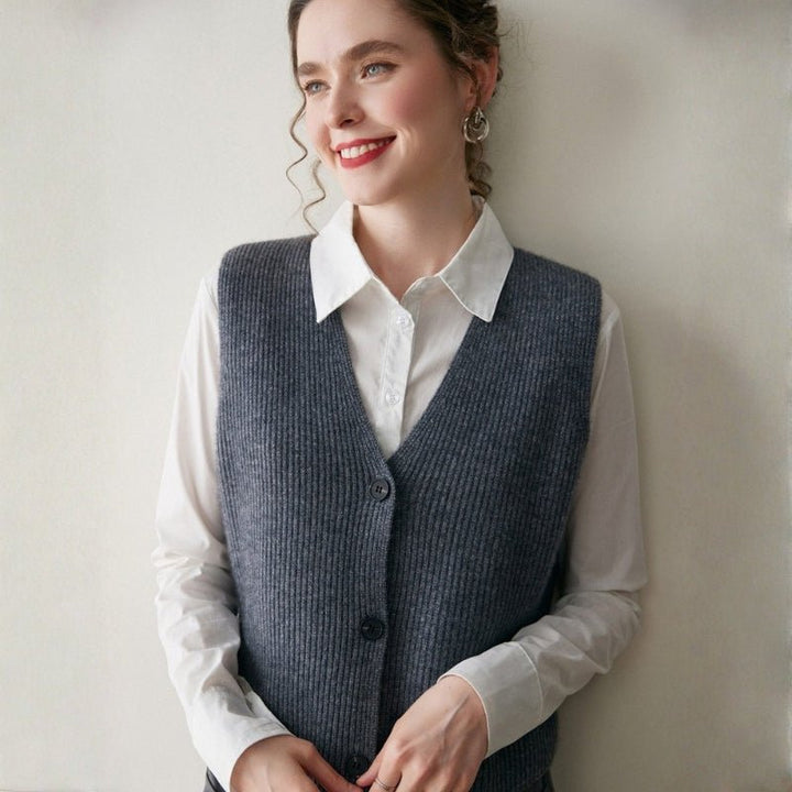 Windfell – Cashmere Wool Vest - Hilltop Nord