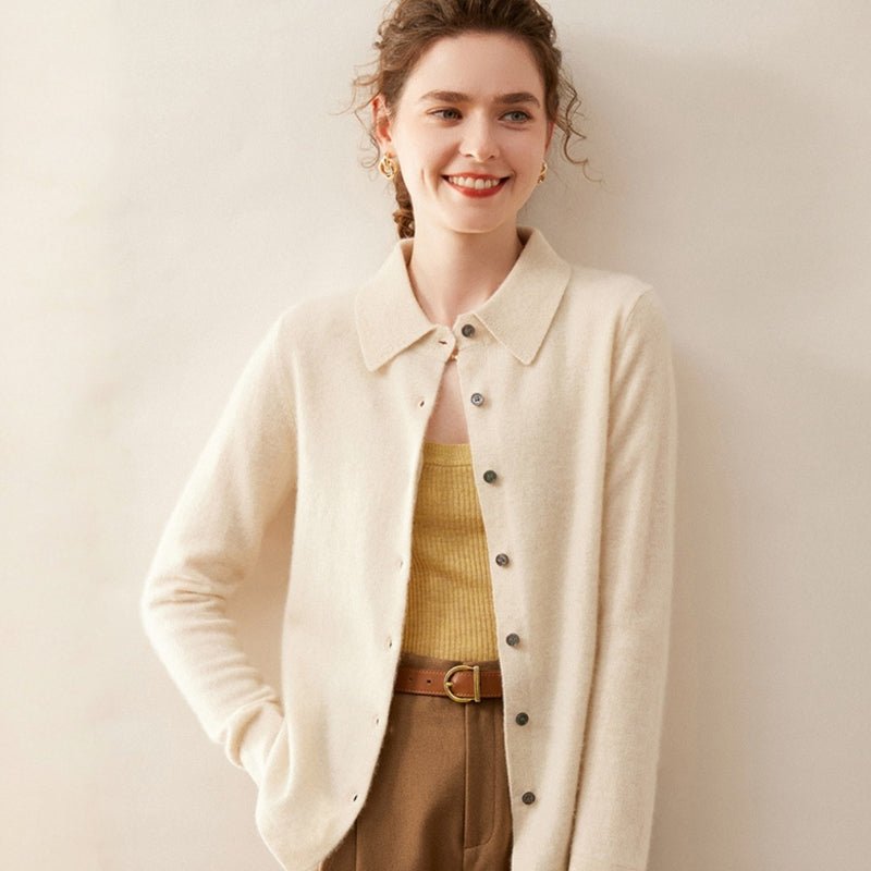 Embercliff – Cashmere Wool Cardigan - Hilltop Nord