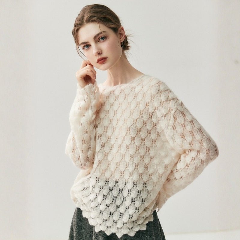 Scaleweave – Cashmere Wool Sweater - Hilltop Nord