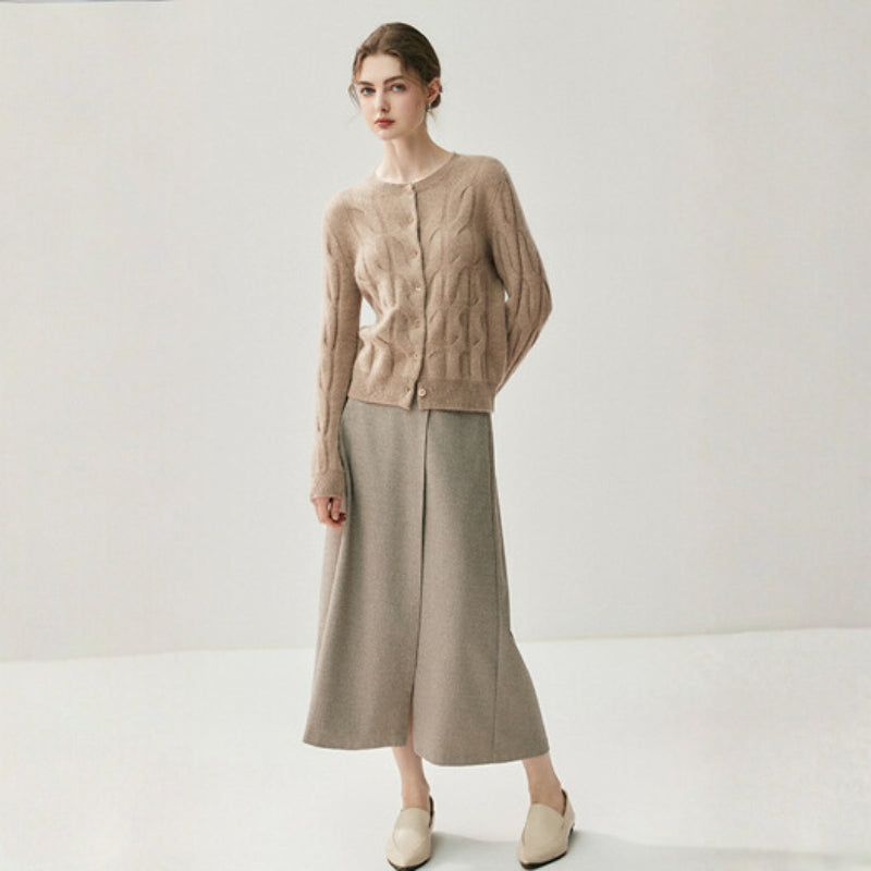 Ridgecable – Cashmere Wool Cardigan