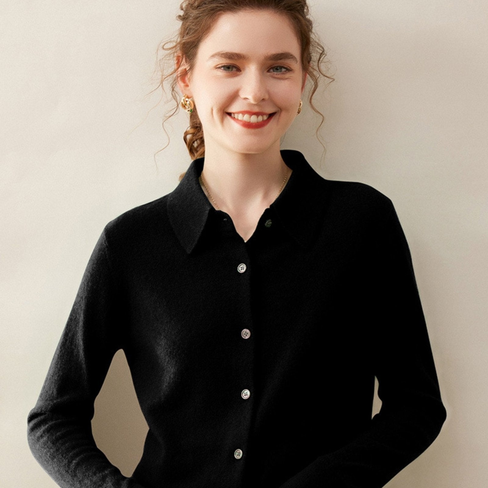 Embercliff – Cashmere Wool Cardigan - Hilltop Nord