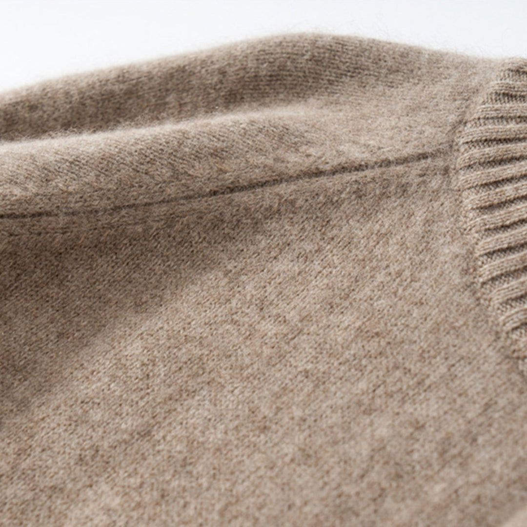 Crestflow – Cashmere Wool Zip Cardigan - Hilltop Nord