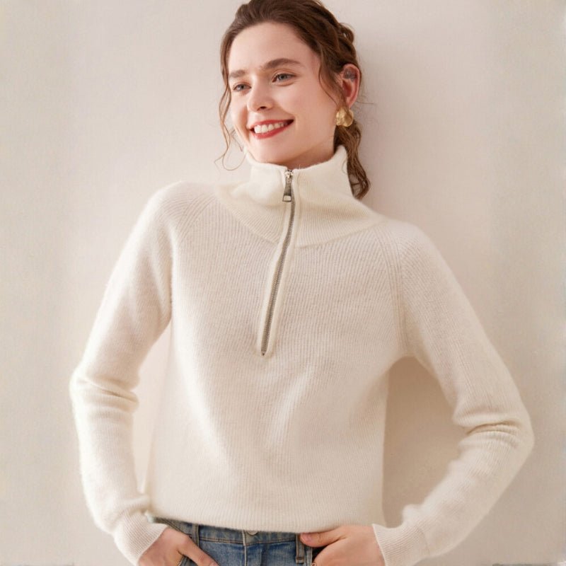 Windrift – Wool Half - Zip Sweater - Hilltop Nord