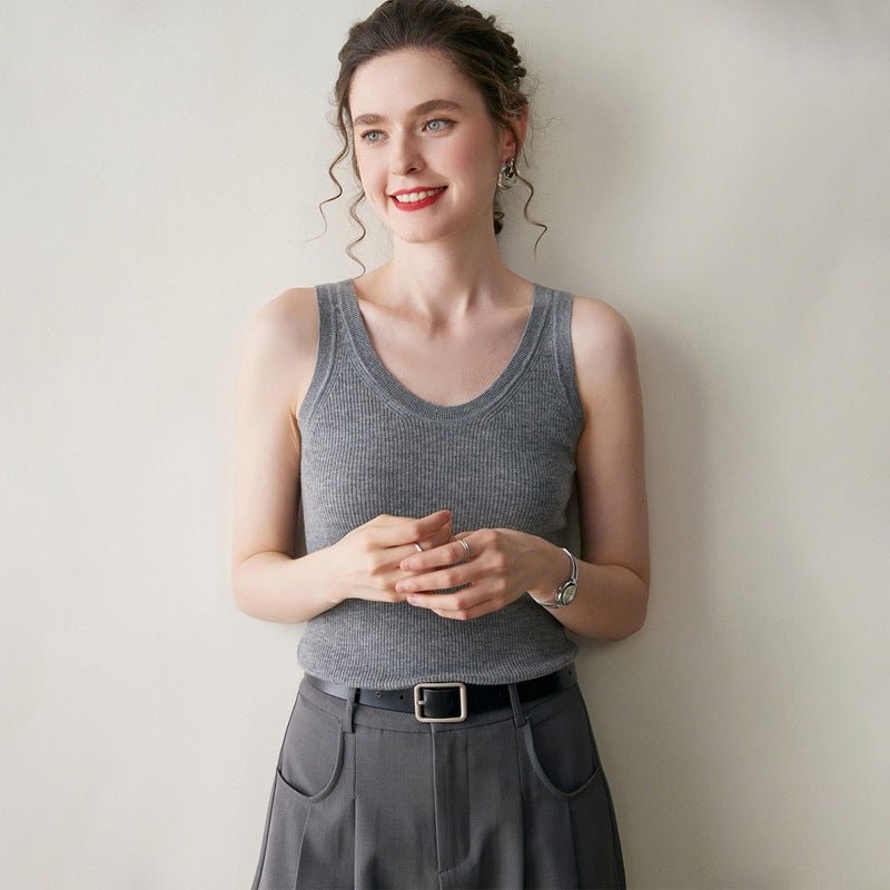 Terrathread – Cashmere Wool Tank Top - Hilltop Nord