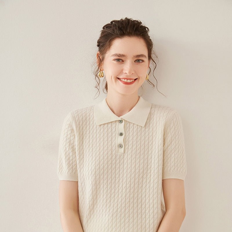 Driftknot – Cashmere Wool Polo - Hilltop Nord