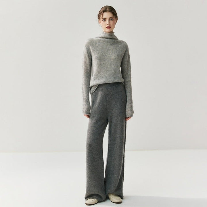 Slopehaven – Cashmere Wool Pants - Hilltop Nord