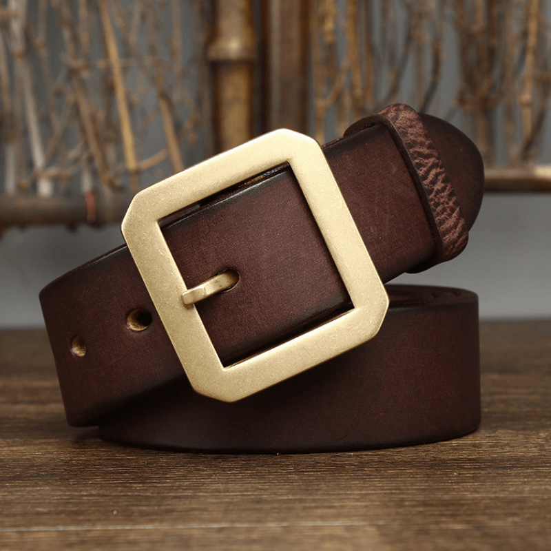 Granite Forge – Full - Grain Leather Belt - Hilltop Nord