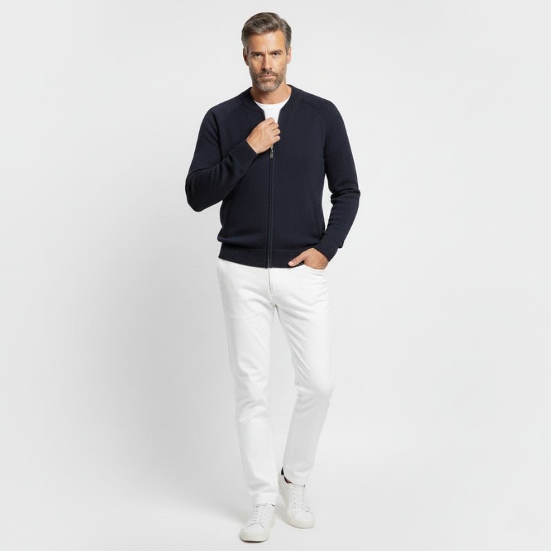 Corbin – Wool Zip - Up Sweater - Hilltop Nord