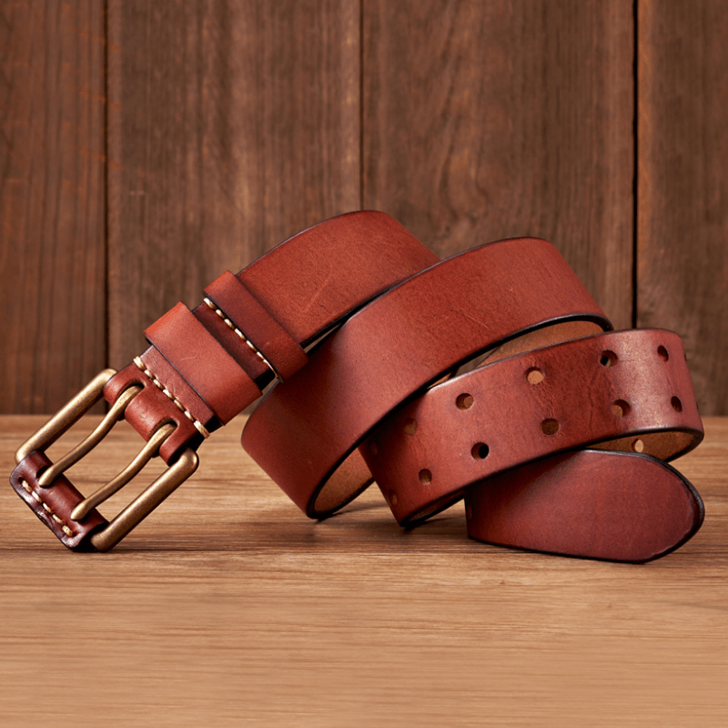 Ironmark – Double Prong Leather Belt - Hilltop Nord