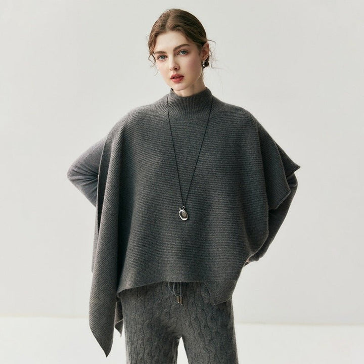 Havenveil – Cashmere Wool Poncho - Hilltop Nord