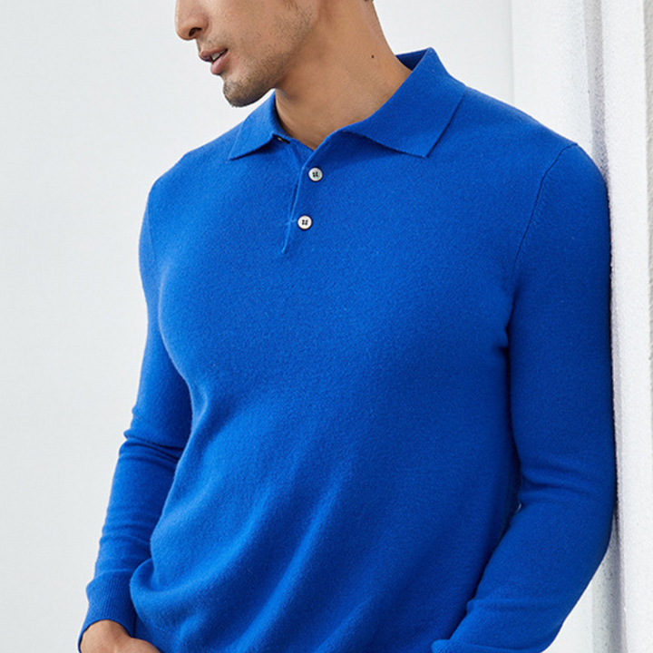 Atlas - Cashmere Polo Sweater