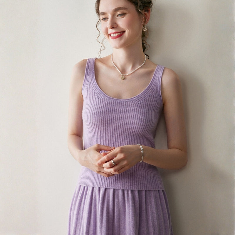 Fiona – Cashmere Wool Tank Top