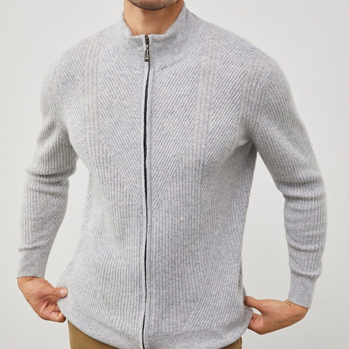 Skyward – Cashmere Zip - Up Sweater - Hilltop Nord