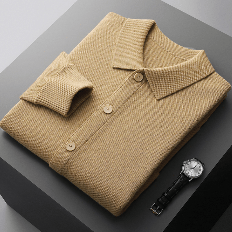 Hawthorne - Wool Button - Up Cardigan - Hilltop Nord