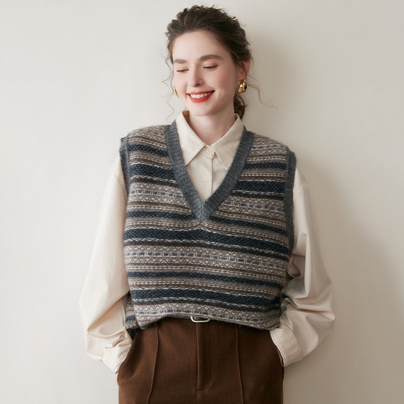 Oakridge – Cashmere Wool Vest - Hilltop Nord