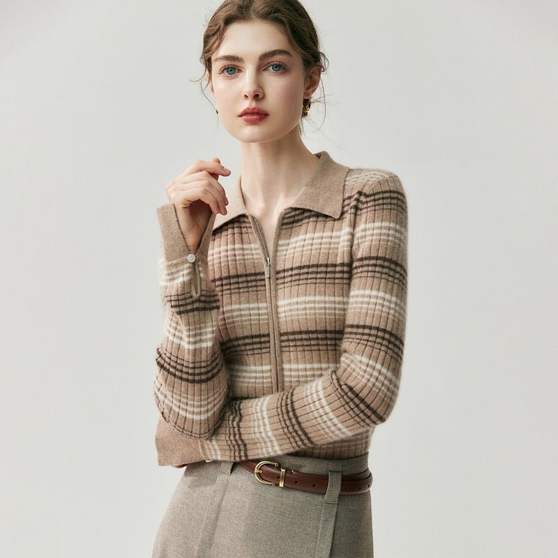 Hearthline – Cashmere Wool Cardigan - Hilltop Nord