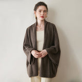 Valeharbor – Cashmere Wool Shawl Coat
