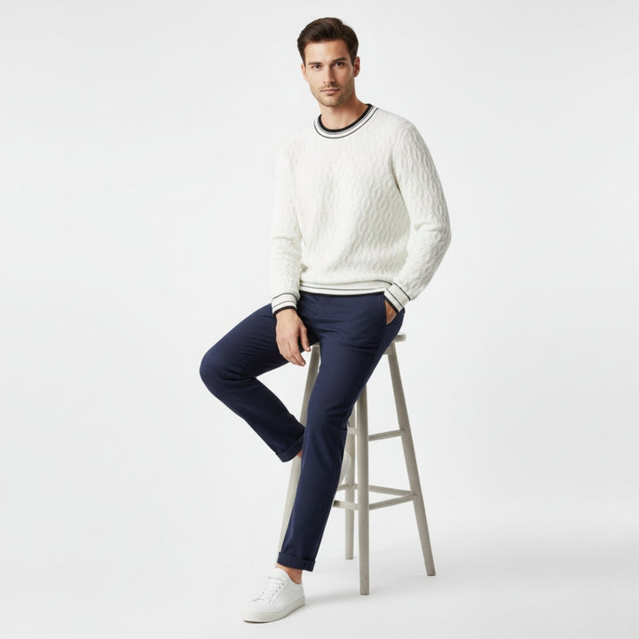 Timberline – Wool Cable Sweater - Hilltop Nord