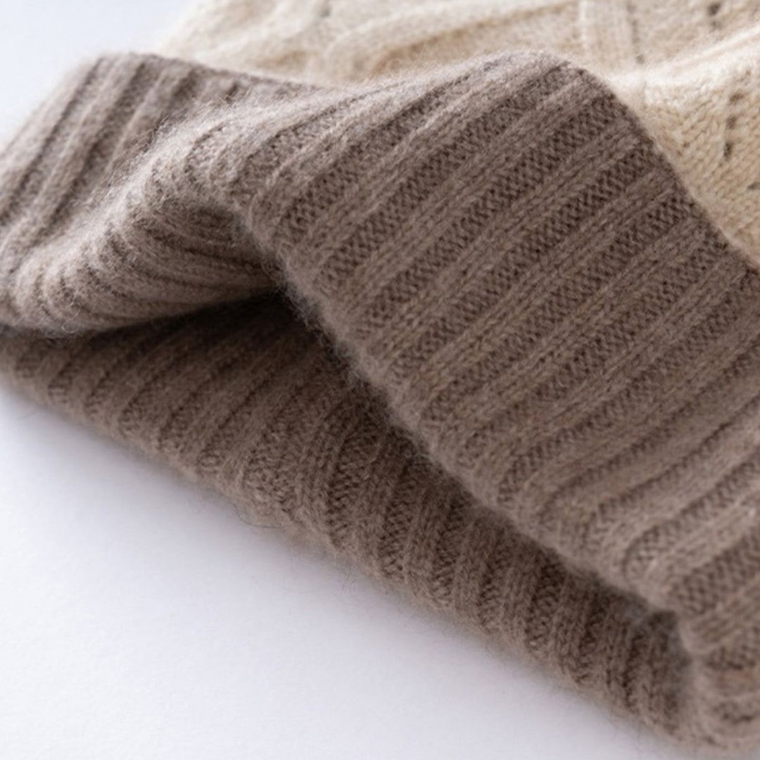 DiamondDrift – Cashmere Wool Beanie - Hilltop Nord