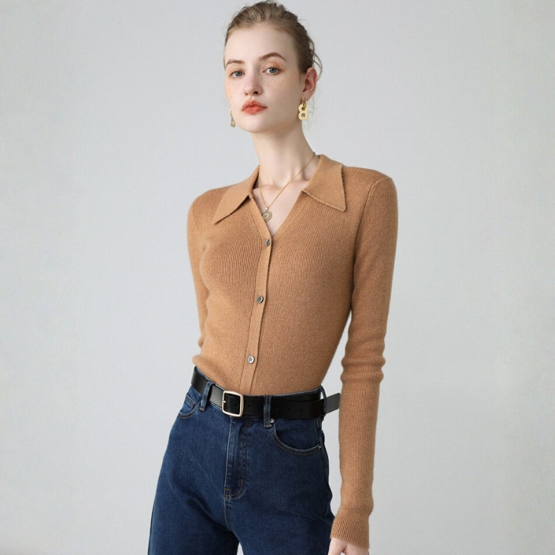 Seraphina – Cashmere Wool Cardigan