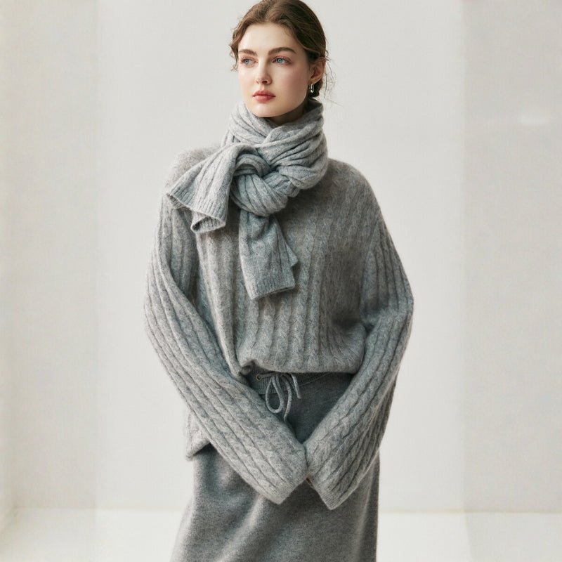 Crestwarp – Cashmere Wool Scarf - Hilltop Nord