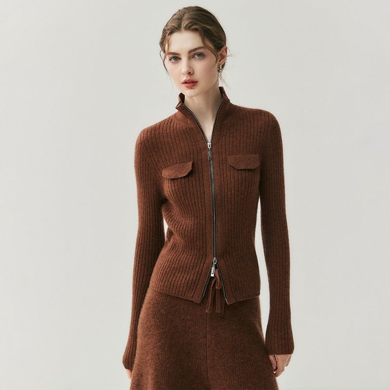 Calista – Cashmere Wool Cardigan - Hilltop Nord