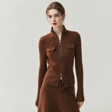 Calista – Cashmere Wool Cardigan - Hilltop Nord