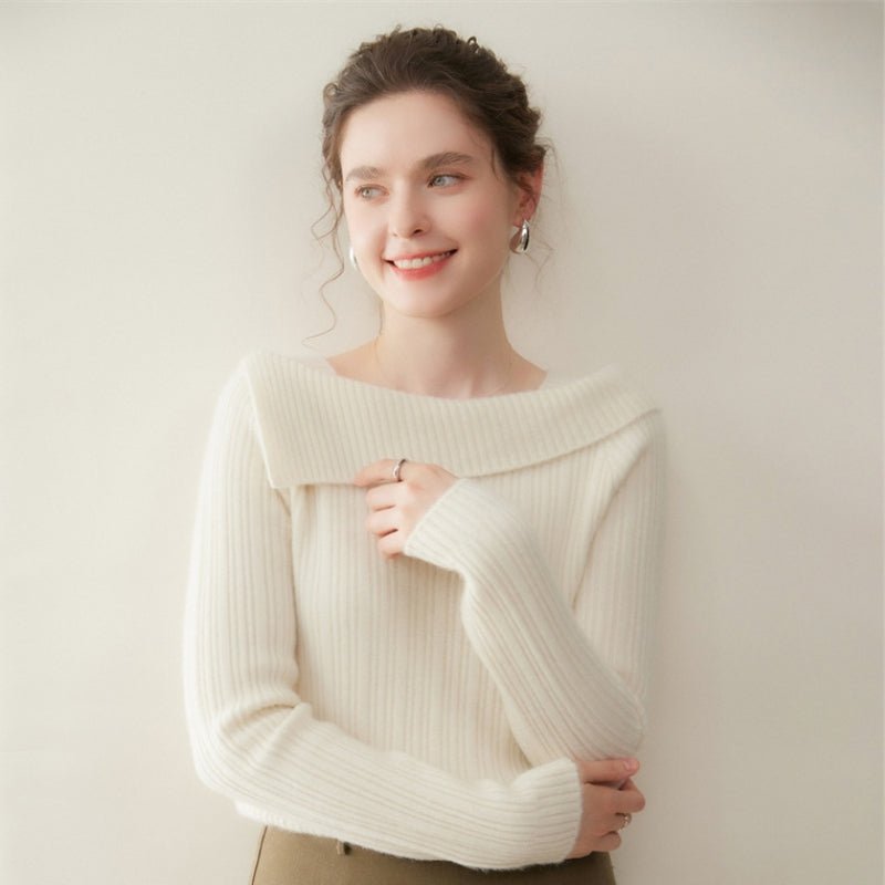 Thalia – Cashmere Wool Sweater - Hilltop Nord