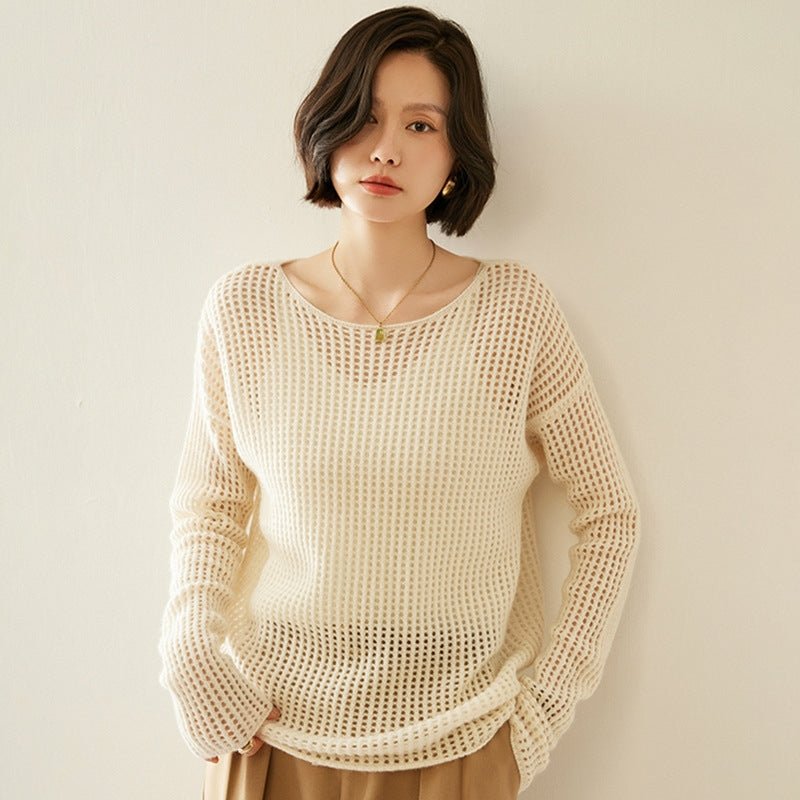 Whisperweft – Cashmere Wool Sweater - Hilltop Nord