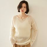 Whisperweft – Cashmere Wool Sweater - Hilltop Nord