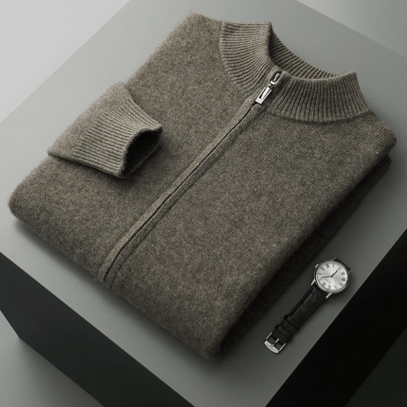 Ezra – Wool Zip - Up Jacket - Hilltop Nord