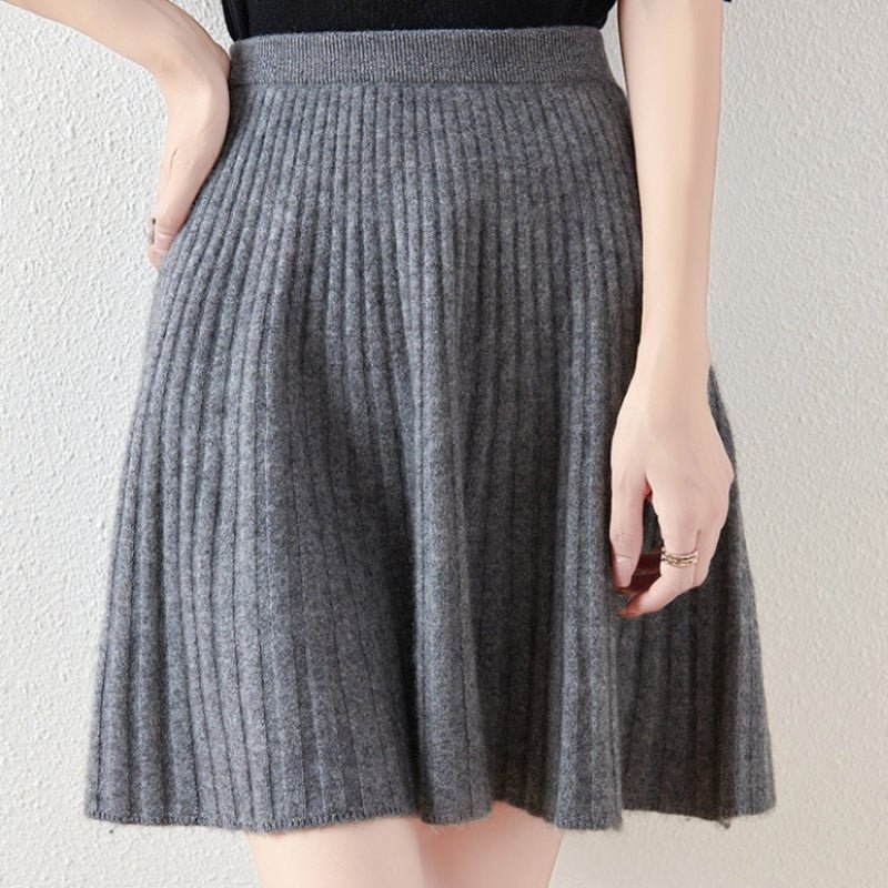 Heatherway – Cashmere Wool Skirt - Hilltop Nord